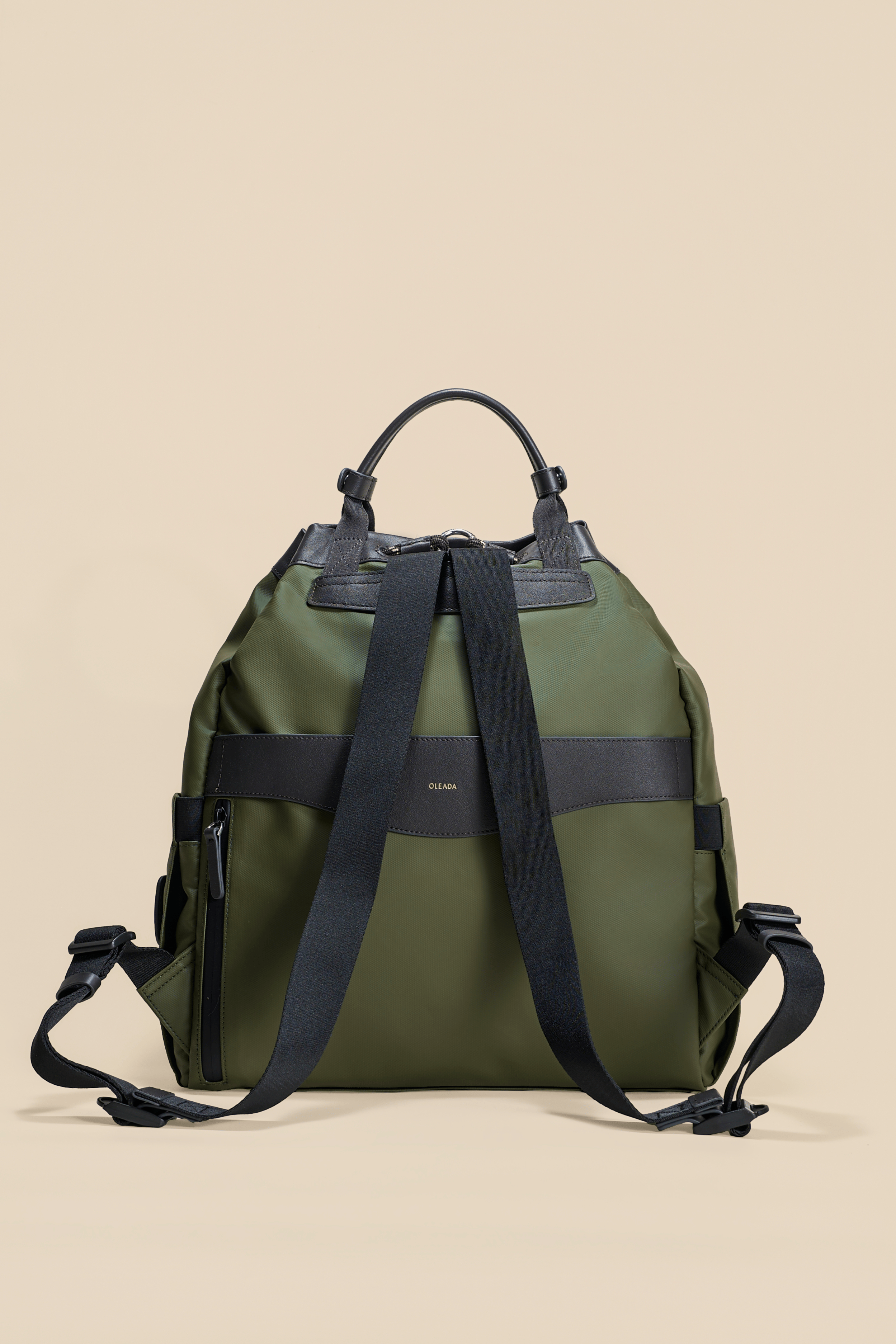 OLEADA NYC convertible travel bags > work-to-travel backpack > commuter bags > water-resistant vegan bags > stylish multi-use backpack AnyWear Tennis Backpack