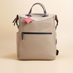 OLEADA NYC convertible travel bags > work-to-travel backpack > commuter bags > water-resistant vegan bags > stylish multi-use backpack Color_Abu Dhabi AnyWear AnyBackpack Travel