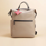 OLEADA NYC convertible travel bags > work-to-travel backpack > commuter bags > water-resistant vegan bags > stylish multi-use backpack Color_Abu Dhabi AnyWear AnyBackpack Travel