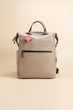 OLEADA NYC convertible travel bags > work-to-travel backpack > commuter bags > water-resistant vegan bags > stylish multi-use backpack Color_Abu Dhabi AnyWear AnyBackpack Travel