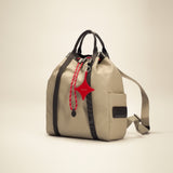 OLEADA NYC convertible travel bags > work-to-travel backpack > commuter bags > water-resistant vegan bags > stylish multi-use backpack Color_Abu Dhabi AnyWear Tennis Backpack