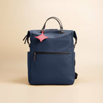 OLEADA NYC convertible travel bags > work-to-travel backpack > commuter bags > water-resistant vegan bags > stylish multi-use backpack Color_Mykonos AnyWear AnyBackpack