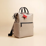 OLEADA NYC Convertible Travel Bags > Work-to-Travel Backpack > Organized Carry Bags > Water-Resistant Vegan Bags > Stylish Multi-Use Backpack Color_Tan Anywear AnyBackpack