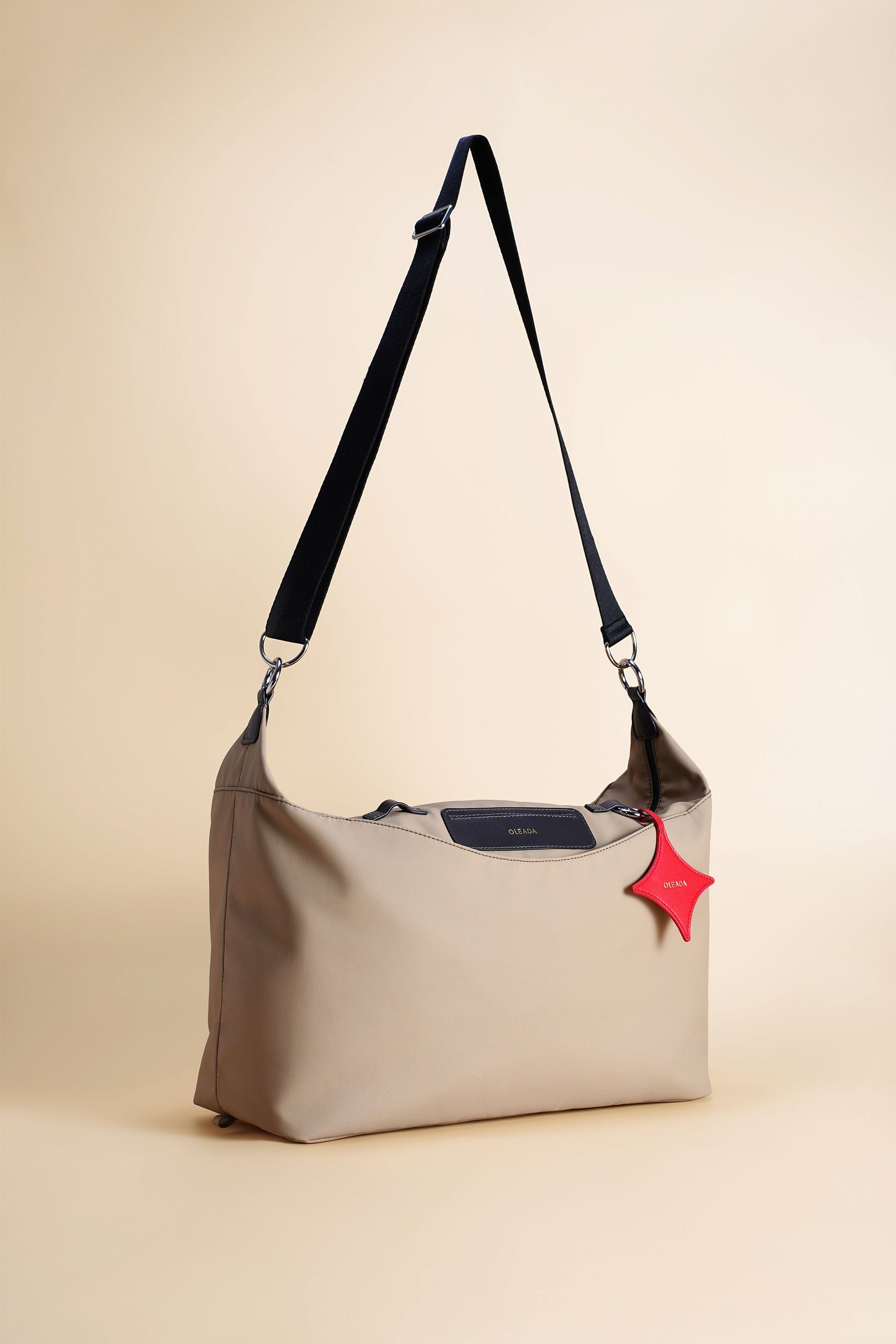OLEADA NYC Convertible Travel Bags > Work-to-Travel Duffle Bags > Organized Carry Bags > Water-Resistant Vegan Bags > Stylish Multi-Use Bags Color_Tan Anywear AnyDuffle City