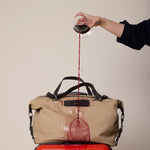 OLEADA NYC Convertible Travel Bags > Work-to-Travel Duffle Bags > Organized Carry Bags > Water-Resistant Vegan Bags > Stylish Multi-Use Bags Color_Tan Anywear AnyDuffle City