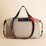 OLEADA NYC Convertible Travel Bags > Work-to-Travel Duffle Bags > Organized Carry Bags > Water-Resistant Vegan Bags > Stylish Multi-Use Bags Color_Tan Anywear AnyDuffle Travel