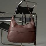 OLEADA NYC Hobo Bag > Leather Hobo Bag For Women > Mini Handbag > Convertible To Shoulder Bag > Fits 14" laptop> Marina Hobo