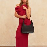 OLEADA NYC Hobo Bag > Leather Hobo Bag For Women > Mini Handbag > Convertible To Shoulder Bag > Fits iPad Pro> Mini Marina Hobo