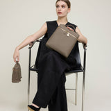 OLEADA NYC Leather Handbag > Women Work Bag > Top Handle Bag > Shoulder Bag > Mini Bag Anchor Bag