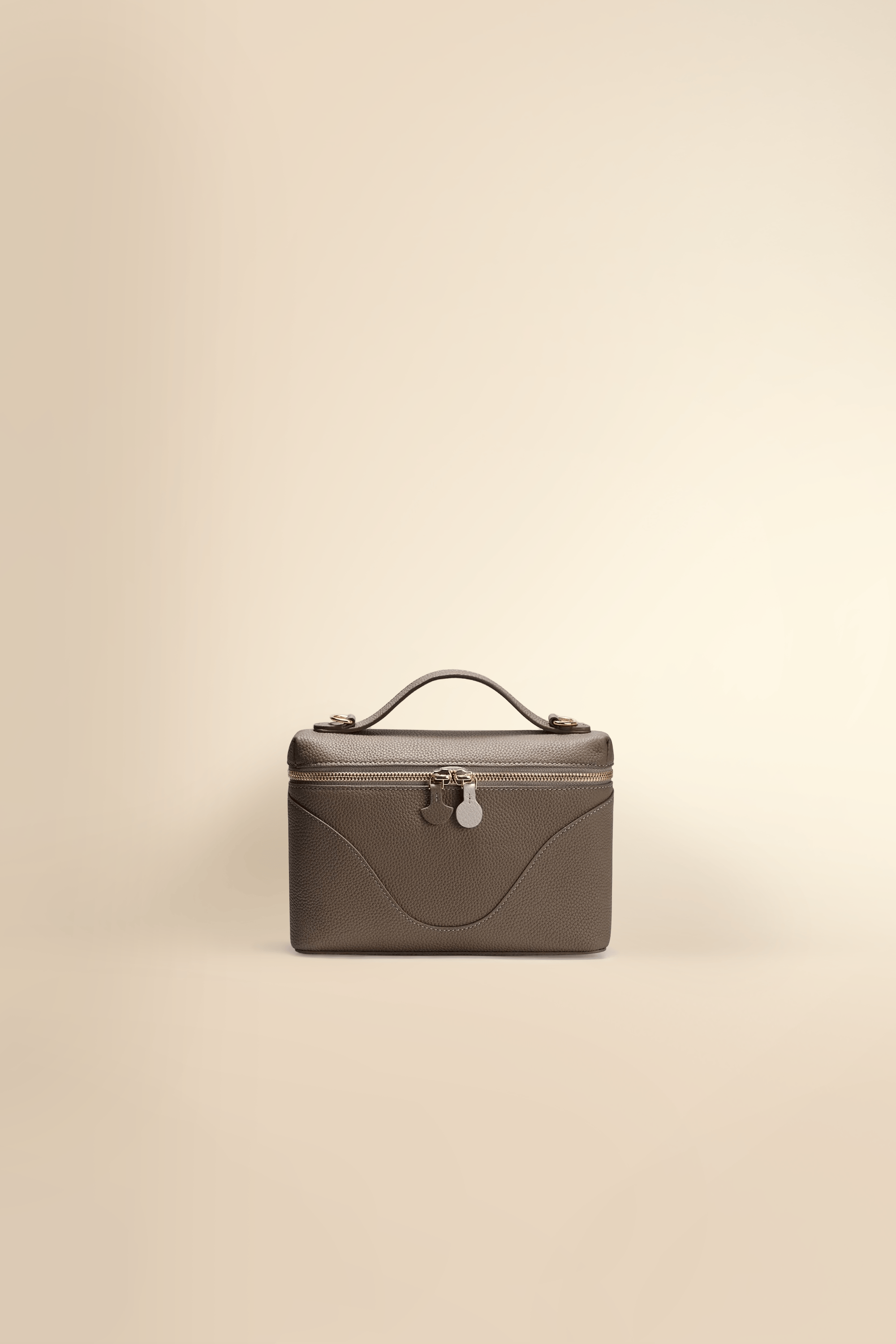 OLEADA NYC Leather Handbag > Women Work Bag > Top Handle Bag > Shoulder Bag > Mini Bag Color_Ash Mini Anchor Bag