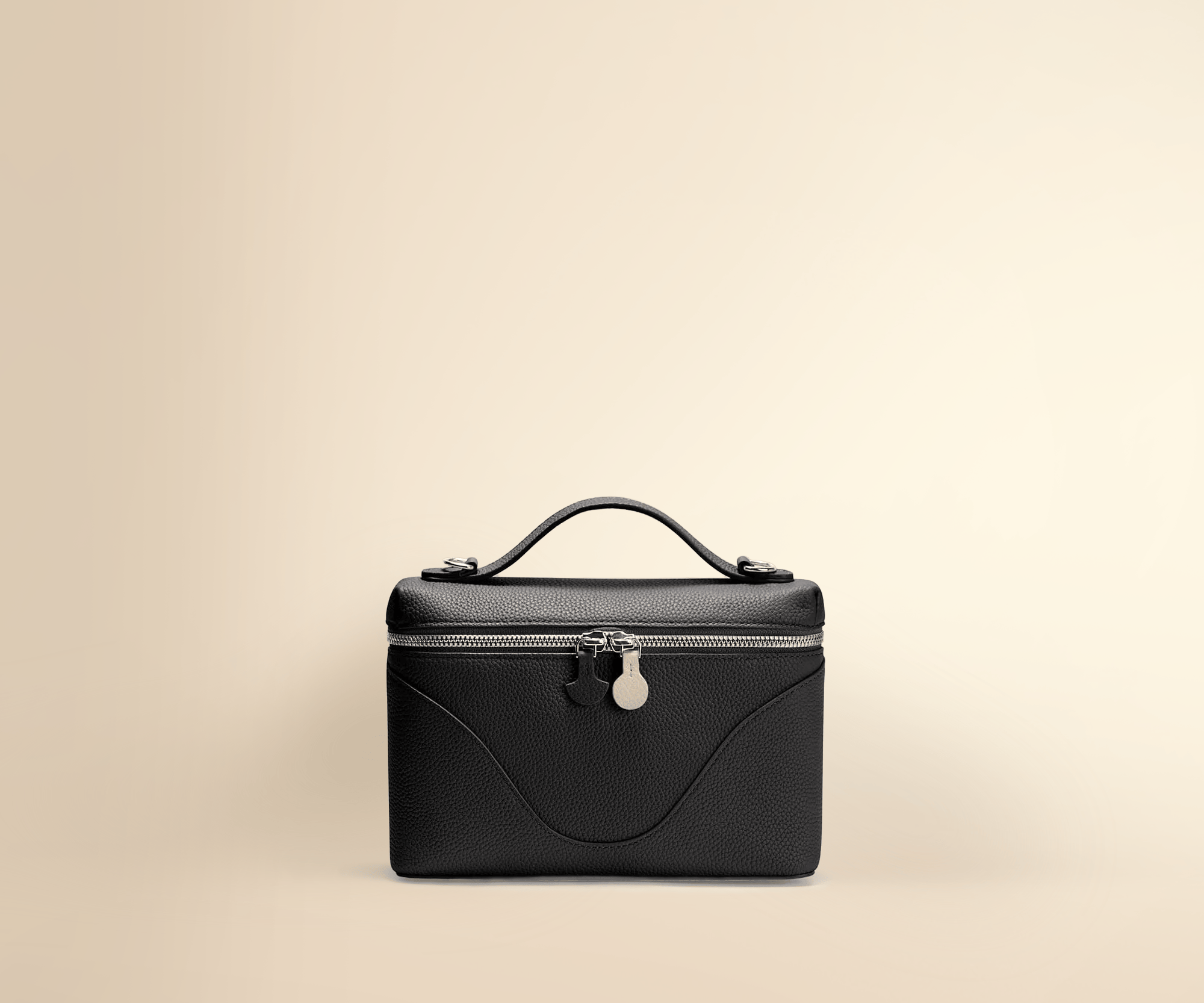 OLEADA NYC Leather Handbag > Women Work Bag > Top Handle Bag > Shoulder Bag > Mini Bag Color_Caviar(S) Mini Anchor Bag