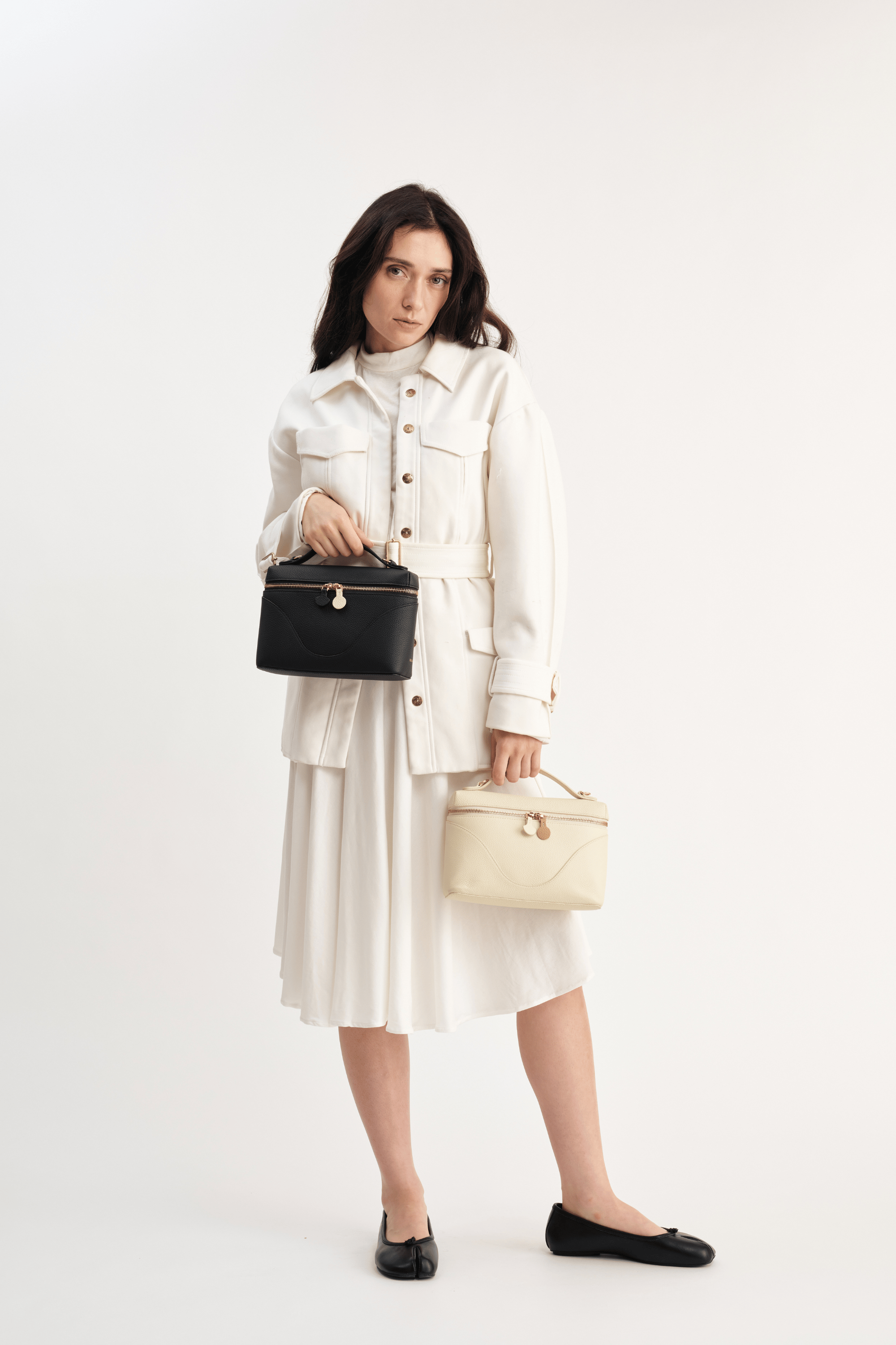 OLEADA NYC Leather Handbag > Women Work Bag > Top Handle Bag > Shoulder Bag > Mini Bag Mini Anchor Bag