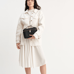 OLEADA NYC Leather Handbag > Women Work Bag > Top Handle Bag > Shoulder Bag > Mini Bag Mini Anchor Bag