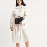 OLEADA NYC Leather Handbag > Women Work Bag > Top Handle Bag > Shoulder Bag > Mini Bag Mini Anchor Bag
