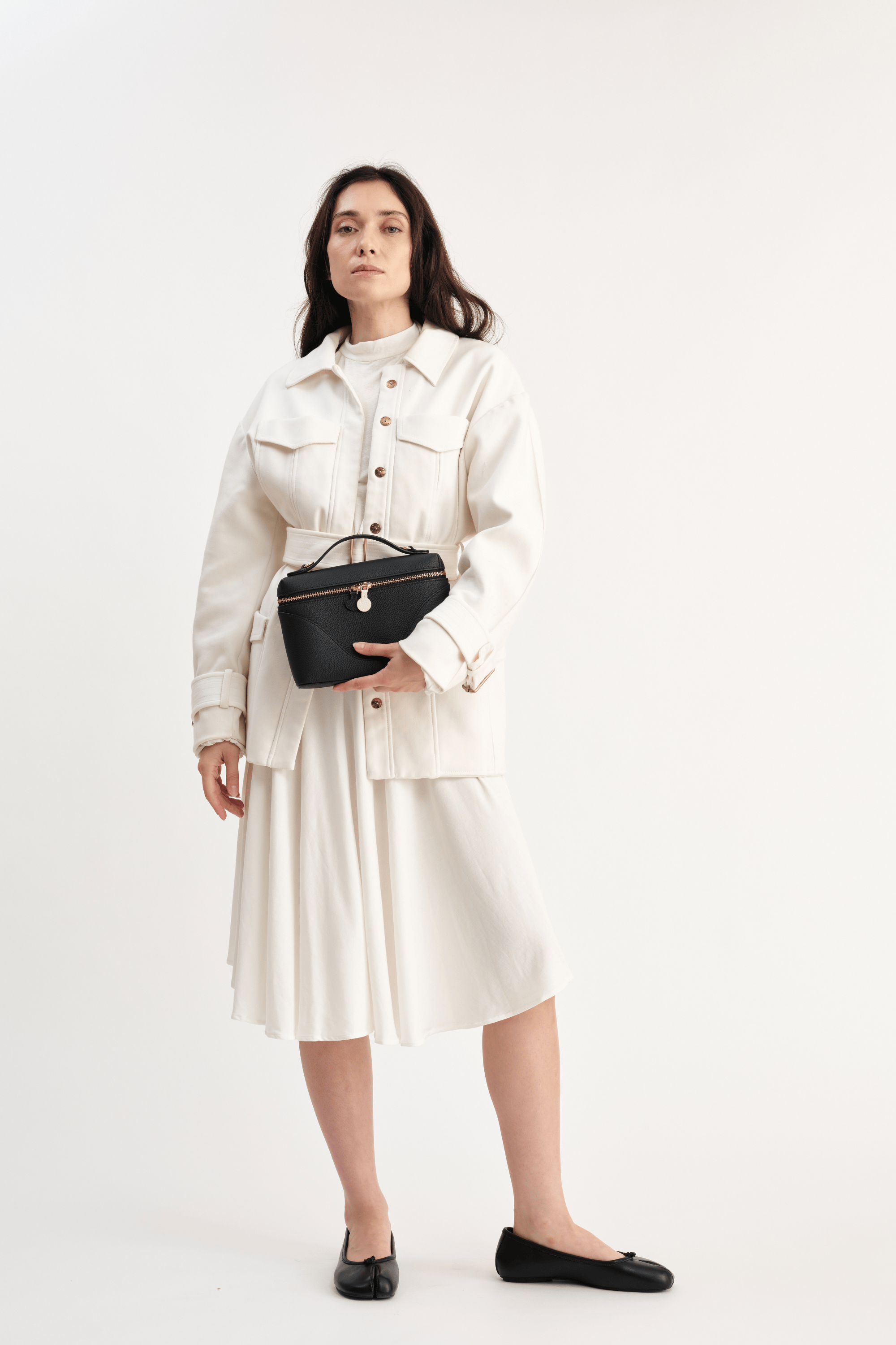 OLEADA NYC Leather Handbag > Women Work Bag > Top Handle Bag > Shoulder Bag > Mini Bag Mini Anchor Bag