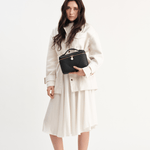 OLEADA NYC Leather Handbag > Women Work Bag > Top Handle Bag > Shoulder Bag > Mini Bag Mini Anchor Bag