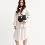 OLEADA NYC Leather Handbag > Women Work Bag > Top Handle Bag > Shoulder Bag > Mini Bag Mini Anchor Bag