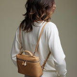 OLEADA NYC Leather Handbag > Women Work Bag > Top Handle Bag > Shoulder Bag > Mini Bag Mini Anchor Bag