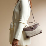 OLEADA NYC Leather Handbag > Women Work Bag > Top Handle Bag > Shoulder Bag > Mini Bag Mini Anchor Bag