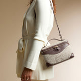 OLEADA NYC Leather Handbag > Women Work Bag > Top Handle Bag > Shoulder Bag > Mini Bag Mini Anchor Bag