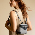 OLEADA NYC Leather Handbag > Women Work Bag > Top Handle Bag > Shoulder Bag > Mini Bag Mini Anchor Bag