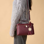 OLEADA NYC Leather Handbag > Women Work Bag > Top Handle Bag > Shoulder Bag > Mini Bag Mini Anchor Bag