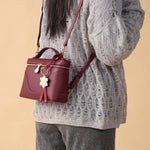 OLEADA NYC Leather Handbag > Women Work Bag > Top Handle Bag > Shoulder Bag > Mini Bag Mini Anchor Bag