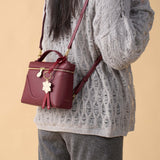 OLEADA NYC Leather Handbag > Women Work Bag > Top Handle Bag > Shoulder Bag > Mini Bag Mini Anchor Bag