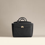 OLEADA NYC Leather Women Work Bag > Convertible To Business Backpack Bag > 13 Inch Laptop Bag > Crossbody Shoulder Bag > Luxury Travel Backpack Color_Caviar(MM Version) Wavia Bag