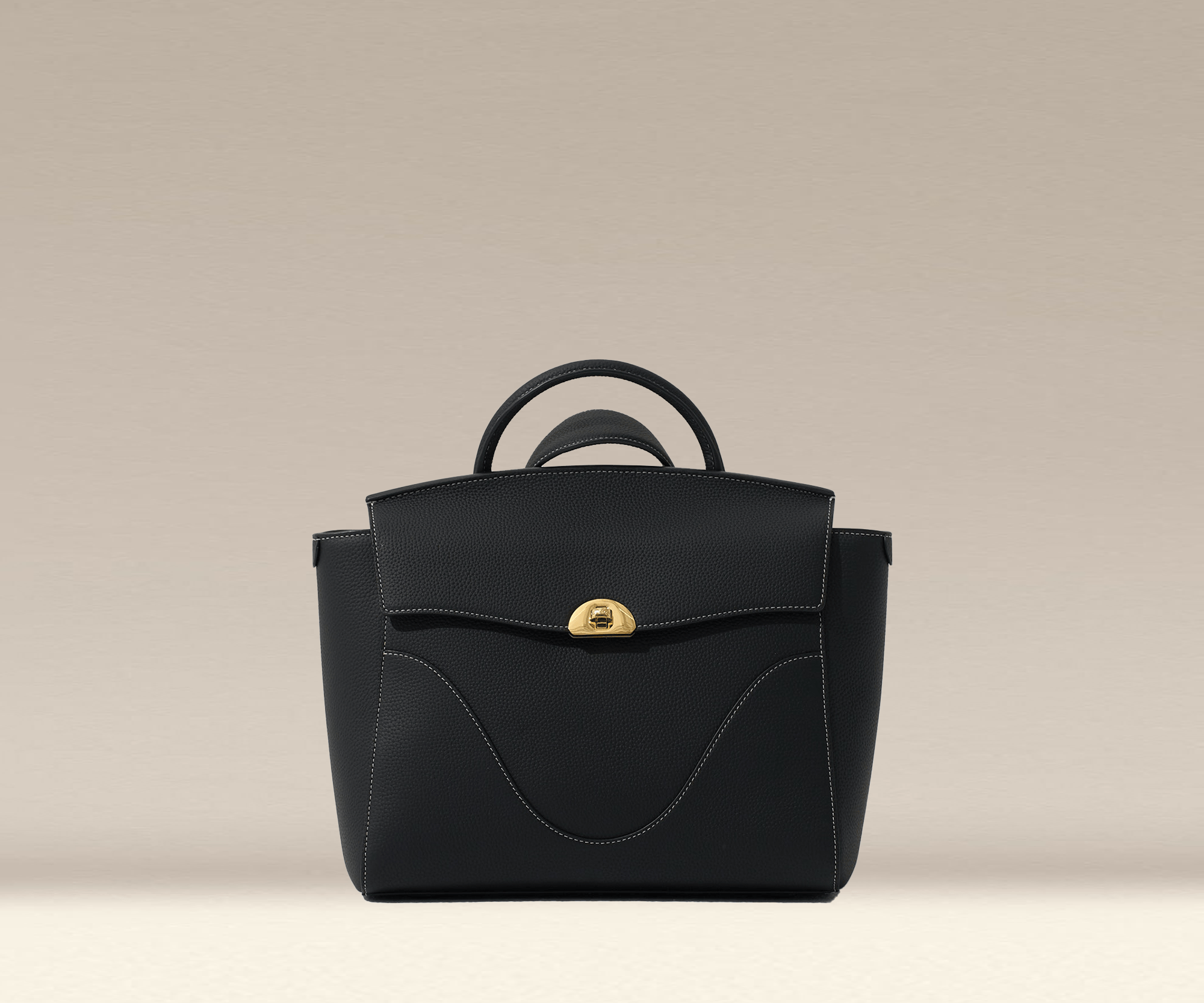 OLEADA NYC Leather Women Work Bag > Convertible To Business Backpack Bag > 13 Inch Laptop Bag > Crossbody Shoulder Bag > Luxury Travel Backpack Color_Caviar Wavia Bag