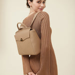 OLEADA NYC Leather Women Work Bag > Convertible To Business Backpack Bag > 13 Inch Laptop Bag > Crossbody Shoulder Bag > Luxury Travel Backpack Wavia Bag