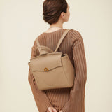 OLEADA NYC Leather Women Work Bag > Convertible To Business Backpack Bag > 13 Inch Laptop Bag > Crossbody Shoulder Bag > Luxury Travel Backpack Wavia Bag