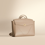 OLEADA NYC Leather Women Work Bag > Convertible To Business Backpack Bag > 14 Inch Laptop Bag > Crossbody Shoulder Bag > Luxury Travel Backpack Color_Latte Wavia Bag Plus