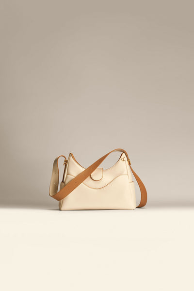 ★EMS★ NEW ENAMEL HOBO BAGGRAY BEIGE Emis New Enamel Hobo Bag Gray Beige Shop Authentic at SASOM