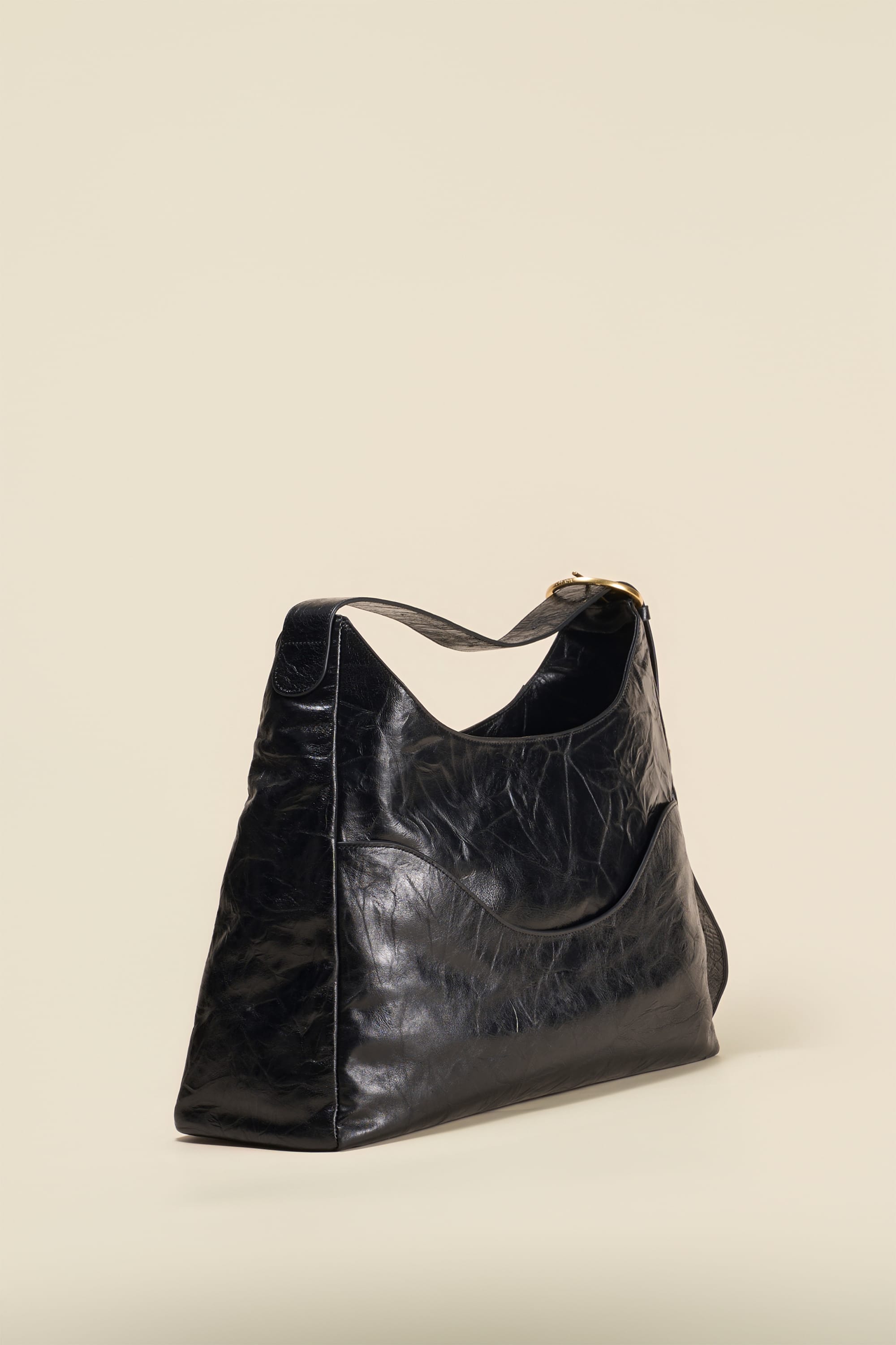 OLEADA NYC Mini Hobo Bag > Women Leather Bag For All Occasions > multiple interior and exterior pockets with a laptop compartment > 13 inch laptop bag > convertible to shoulder bag Reverie Hobo