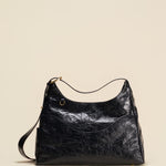 OLEADA NYC Mini Hobo Bag > Women Leather Bag For All Occasions > multiple interior and exterior pockets with a laptop compartment > 13 inch laptop bag > convertible to shoulder bag Reverie Hobo