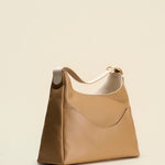 OLEADA NYC Mini Hobo Bag > Women Leather Bag For All Occasions > multiple interior and exterior pockets with a laptop compartment > 13 inch laptop bag > convertible to shoulder bag Reverie Hobo