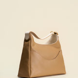 OLEADA NYC Mini Hobo Bag > Women Leather Bag For All Occasions > multiple interior and exterior pockets with a laptop compartment > 13 inch laptop bag > convertible to shoulder bag Reverie Hobo