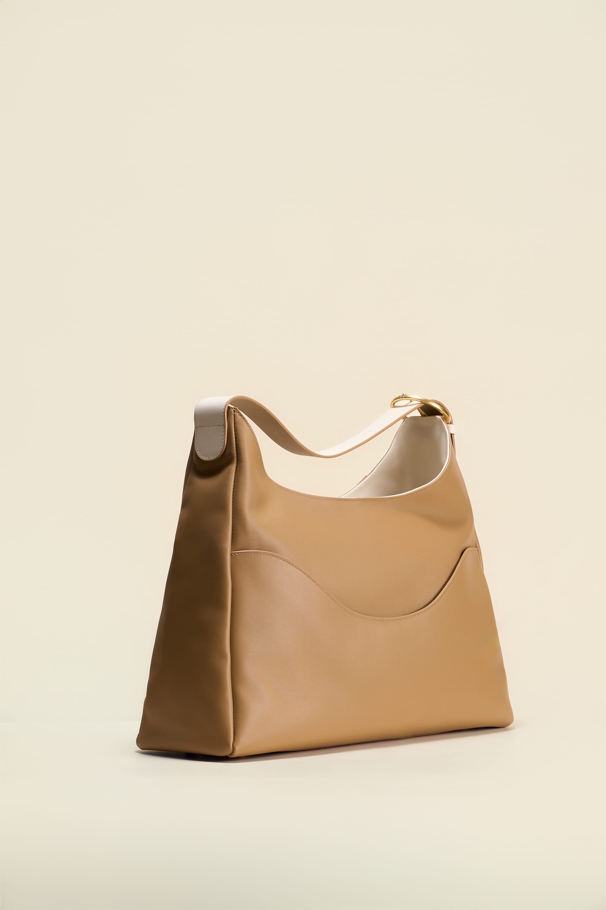 OLEADA NYC Mini Hobo Bag > Women Leather Bag For All Occasions > multiple interior and exterior pockets with a laptop compartment > 13 inch laptop bag > convertible to shoulder bag Reverie Hobo