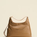 OLEADA NYC Mini Hobo Bag > Women Leather Bag For All Occasions > multiple interior and exterior pockets with a laptop compartment > 13 inch laptop bag > convertible to shoulder bag Reverie Hobo