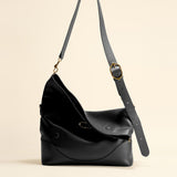 OLEADA NYC Shoulder Bag > Leather Shoulder Bag For Women > Leather Handbag > Convertible To Handbag > Fits 14" laptop> Marina Foldover Bag