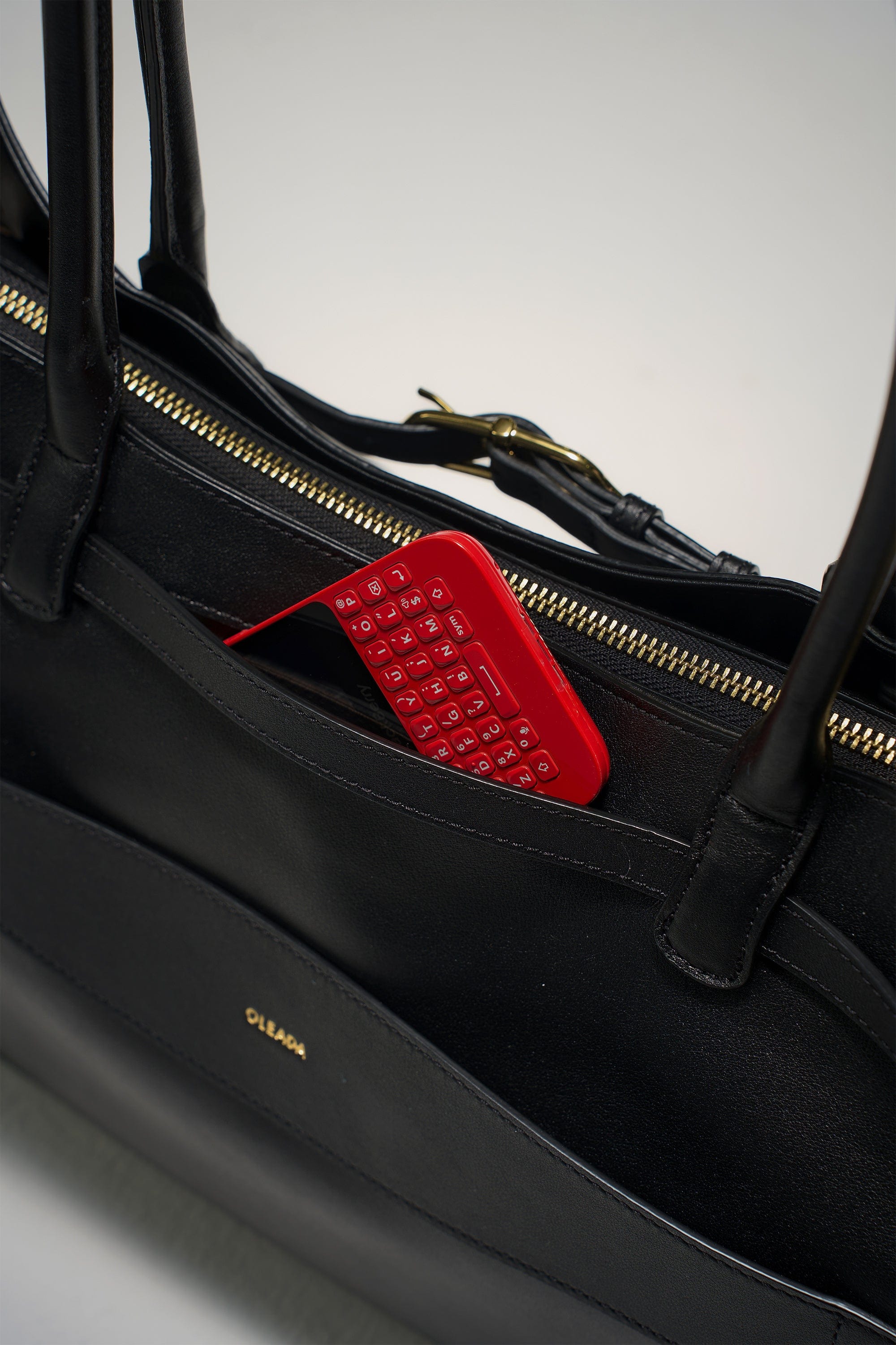 OLEADA NYC Tote Bag > Leather Tote Bag For Women > Mini Handbag > Convertible To Shoulder Bag > Fits 14" laptop> Marina Tote