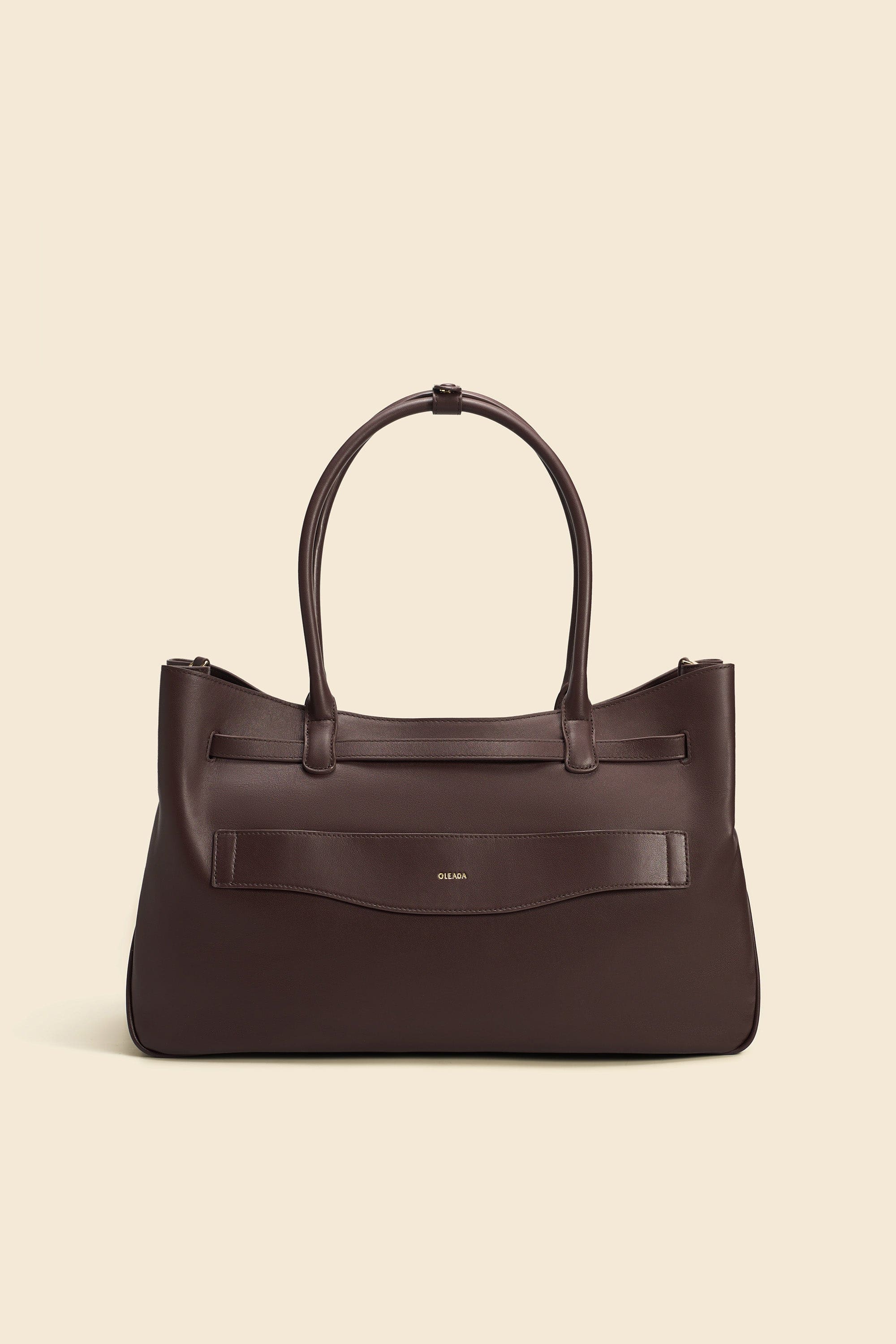 OLEADA NYC Tote Bag > Leather Tote Bag For Women > Mini Handbag > Convertible To Shoulder Bag > Fits 14" laptop> Marina Tote