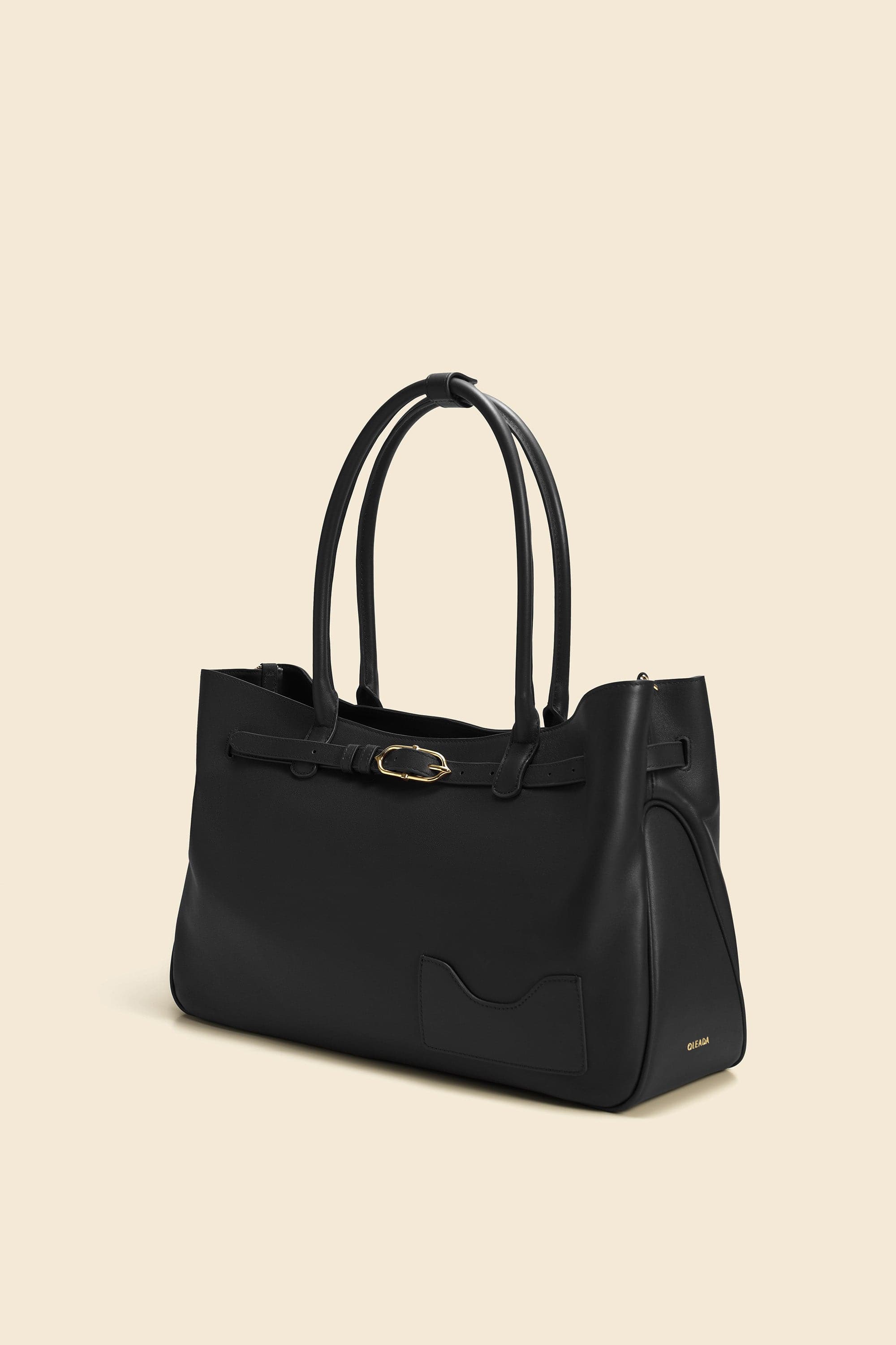 OLEADA NYC Tote Bag > Leather Tote Bag For Women > Mini Handbag > Convertible To Shoulder Bag > Fits 14" laptop> Marina Tote