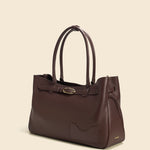 OLEADA NYC Tote Bag > Leather Tote Bag For Women > Mini Handbag > Convertible To Shoulder Bag > Fits 14" laptop> Marina Tote