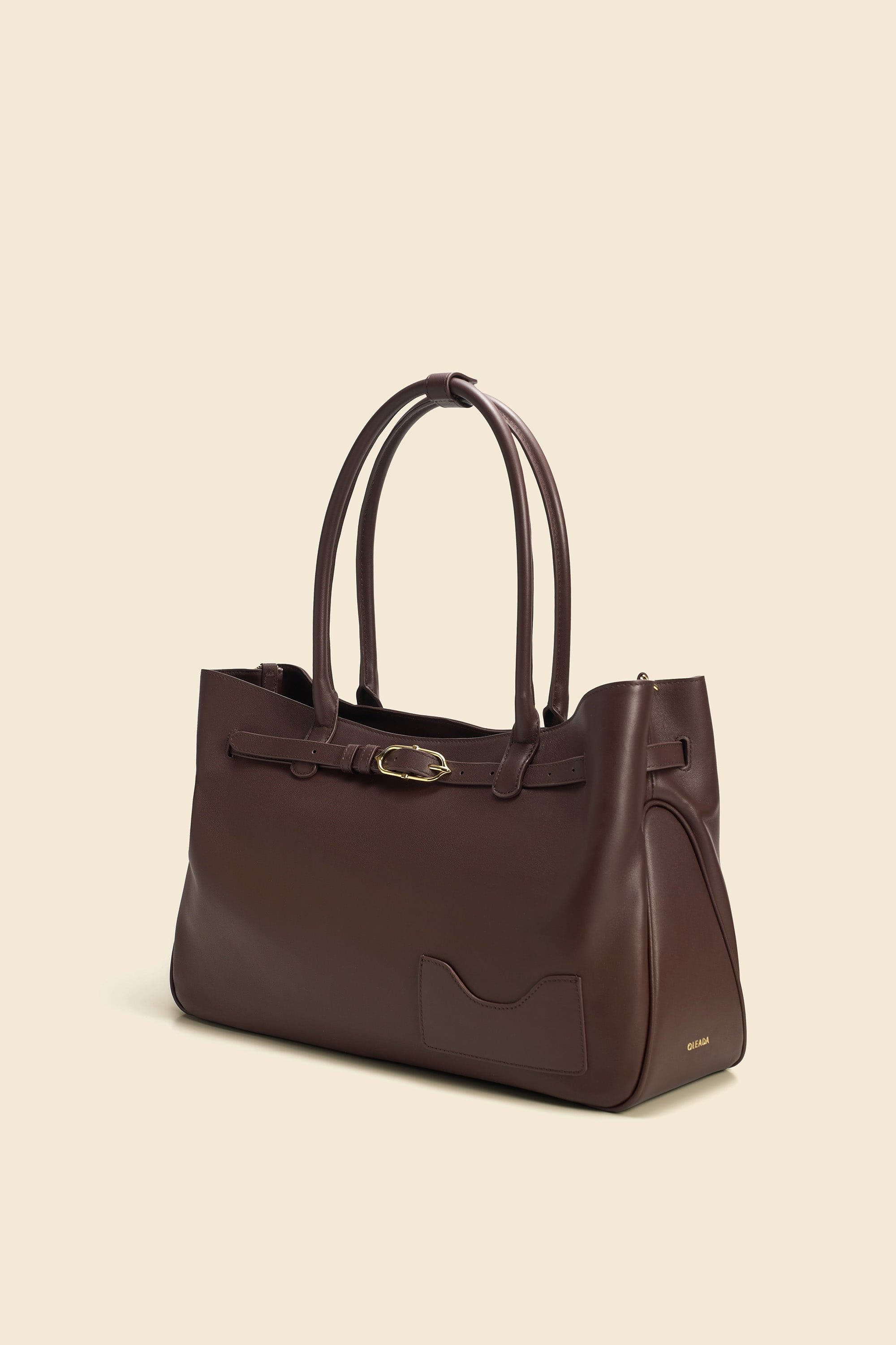 OLEADA NYC Tote Bag > Leather Tote Bag For Women > Mini Handbag > Convertible To Shoulder Bag > Fits 14" laptop> Marina Tote