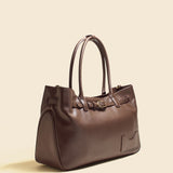 OLEADA NYC Tote Bag > Leather Tote Bag For Women > Mini Handbag > Convertible To Shoulder Bag > Fits 14" laptop> Marina Tote