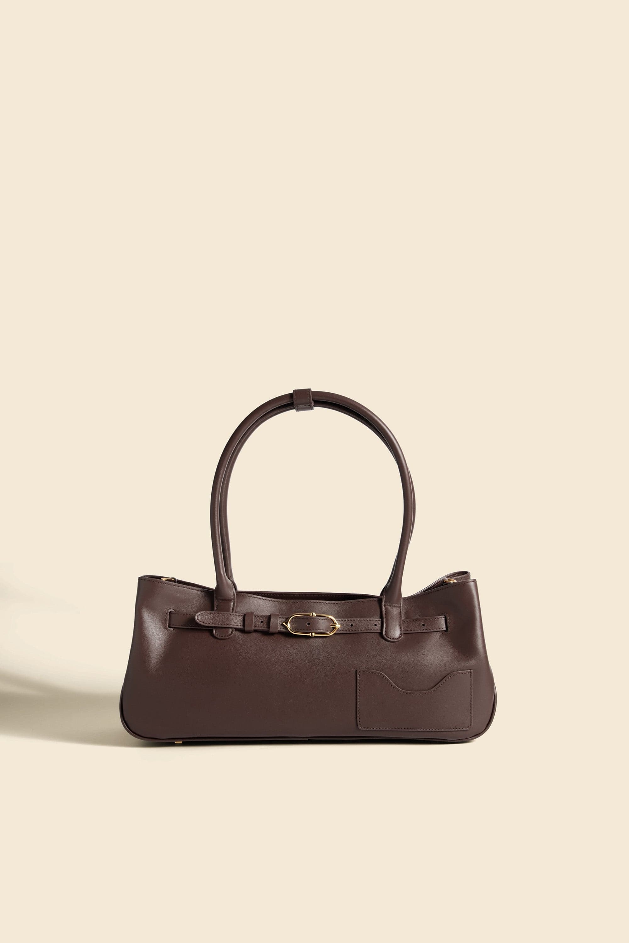 OLEADA NYC Tote Bag > Leather Tote Bag For Women > Mini Handbag > Convertible To Shoulder Bag > Fits iPad> Color_Chocolate Mini Marina Tote