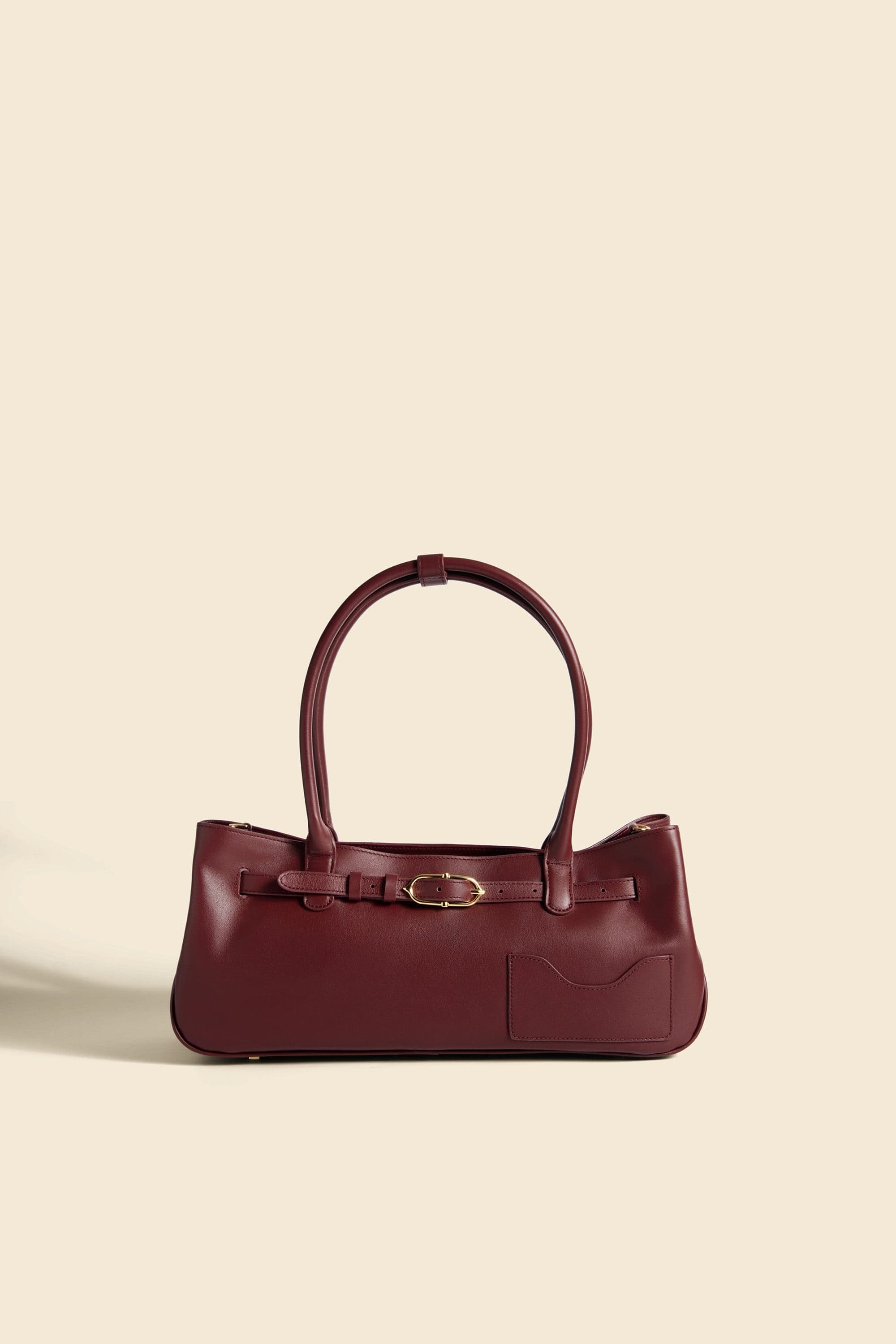 OLEADA NYC Tote Bag > Leather Tote Bag For Women > Mini Handbag > Convertible To Shoulder Bag > Fits iPad> Color_Scarlet Mini Marina Tote