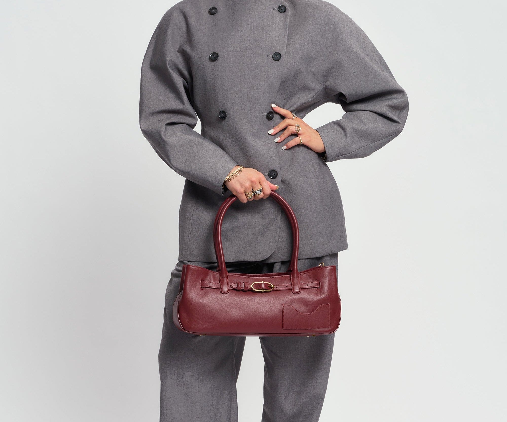 OLEADA NYC Tote Bag > Leather Tote Bag For Women > Mini Handbag > Convertible To Shoulder Bag > Fits iPad> Mini Marina Tote